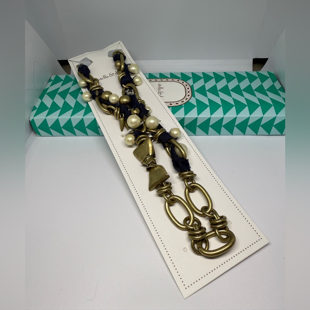 Stella & Dot The French‎ Twist Ribbon Necklace